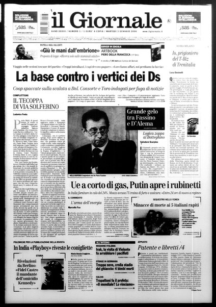 Il giornale : quotidiano del mattino